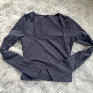 Garage Charcoal Long Sleeve Women's Tee